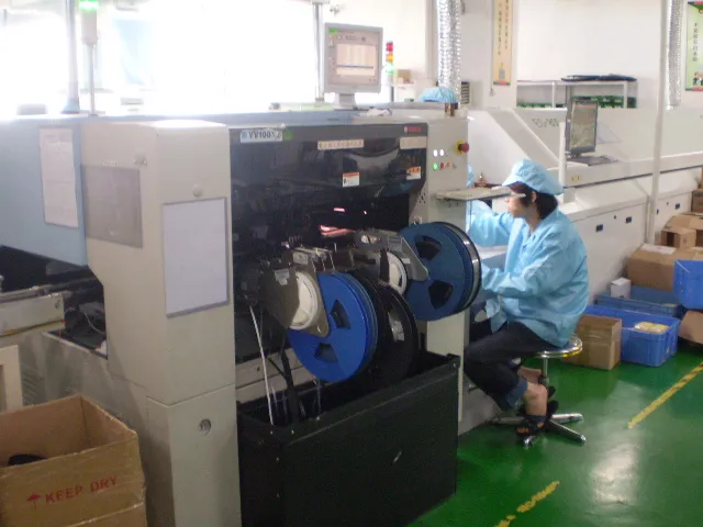 Component reels loaded on placement equipment